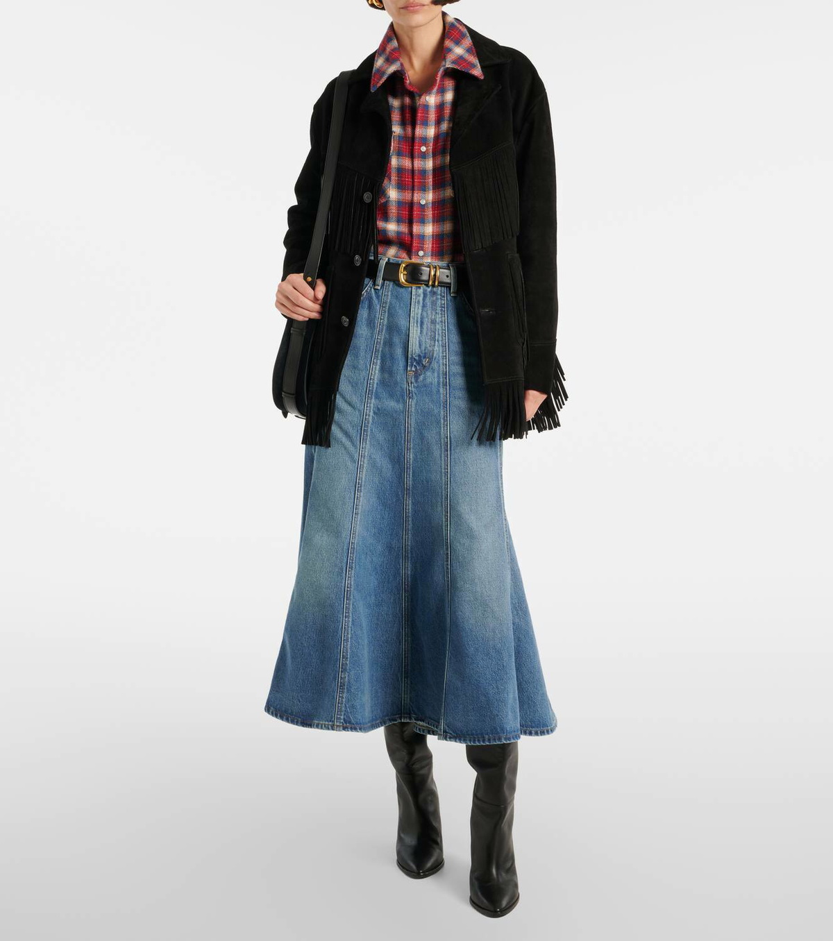 Citizens of Humanity Gaucho Vintage denim maxi skirt