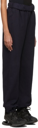 Dion Lee Navy Cotton Lounge Pants