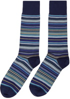 Paul Smith Two-Pack Multicolor Striped Socks