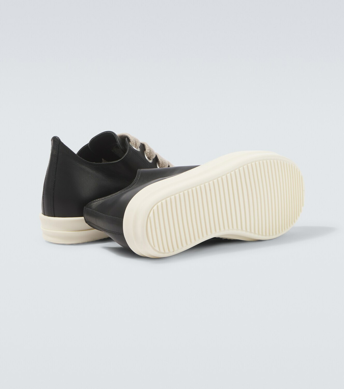 Rick Owens Jumbolace leather low-top sneakers
