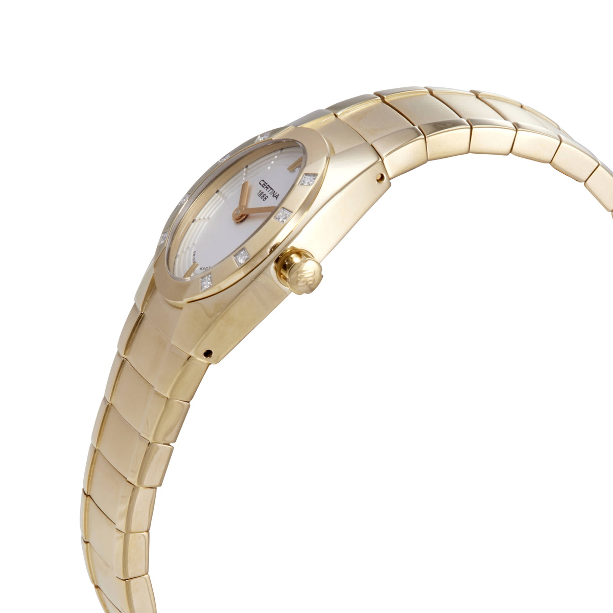 Certina DS Spel Mini Lady Quartz White Dial Watch C32271545111
