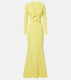 Elie Saab Bow-detail cady gown