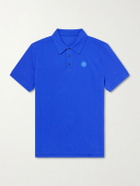Canada Goose - Beckley Logo-Appliquéd Paneled Cotton-Piqué Polo Shirt - Blue