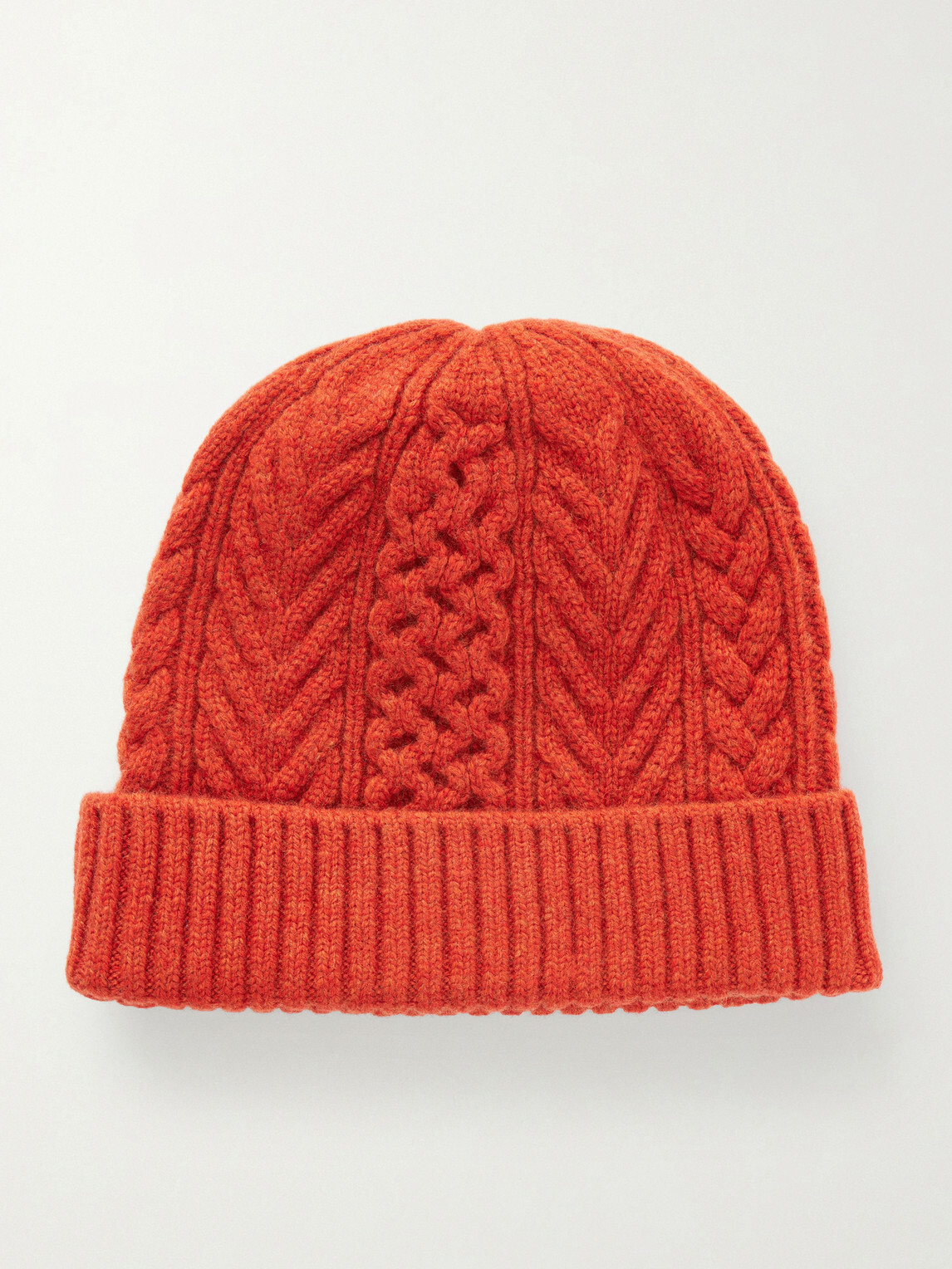 OrSlow - Aran Wool Beanie - Orange