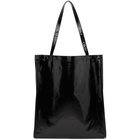 Acne Studios Black Coated Canvas Tote