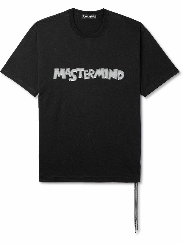Photo: Mastermind World - Logo-Print Cotton-Jersey T-Shirt - Black
