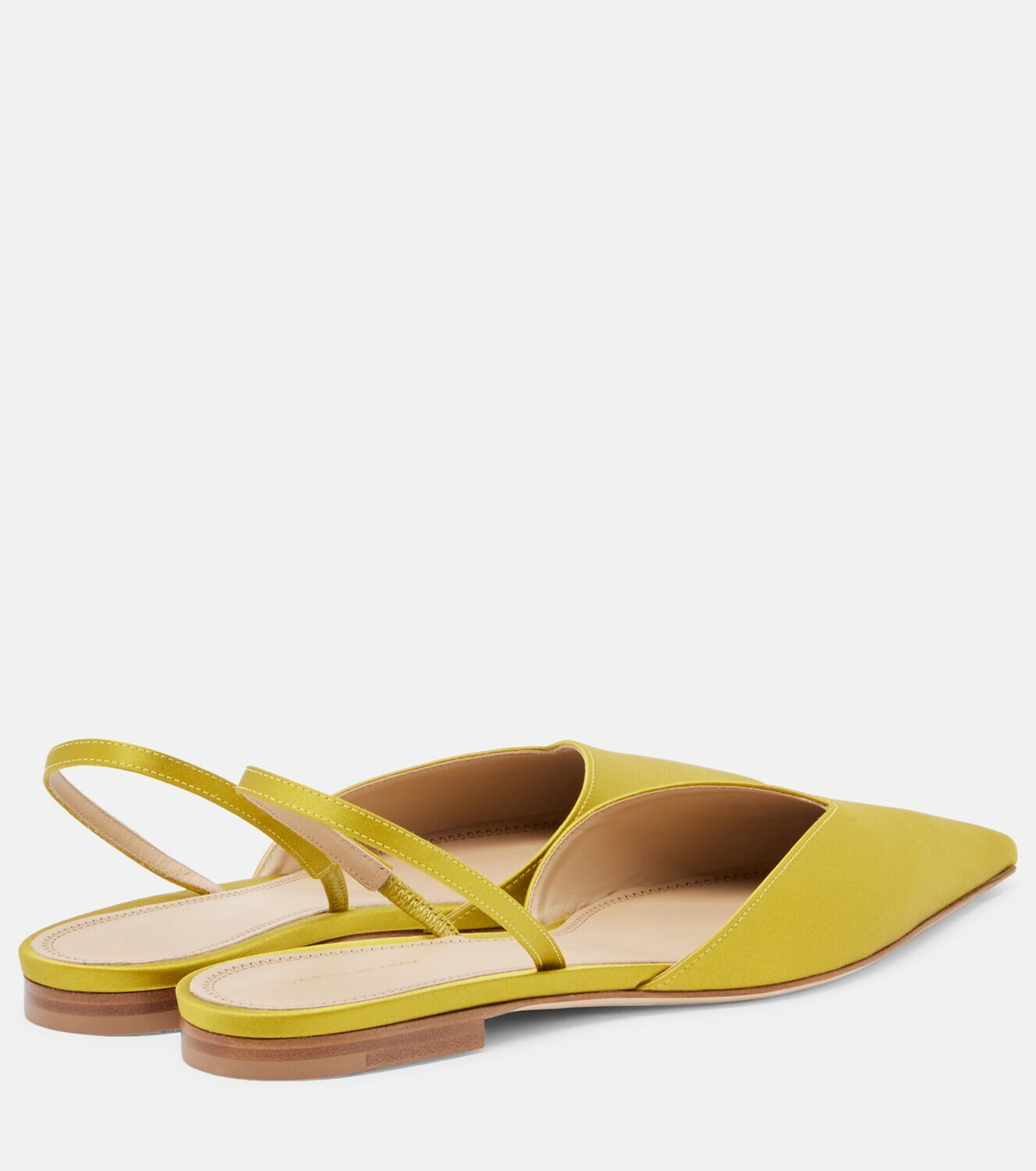 Victoria Beckham Victoria satin slingback flats