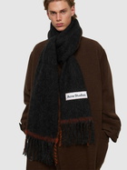 ACNE STUDIOS Alpaca Blend Logo Scarf