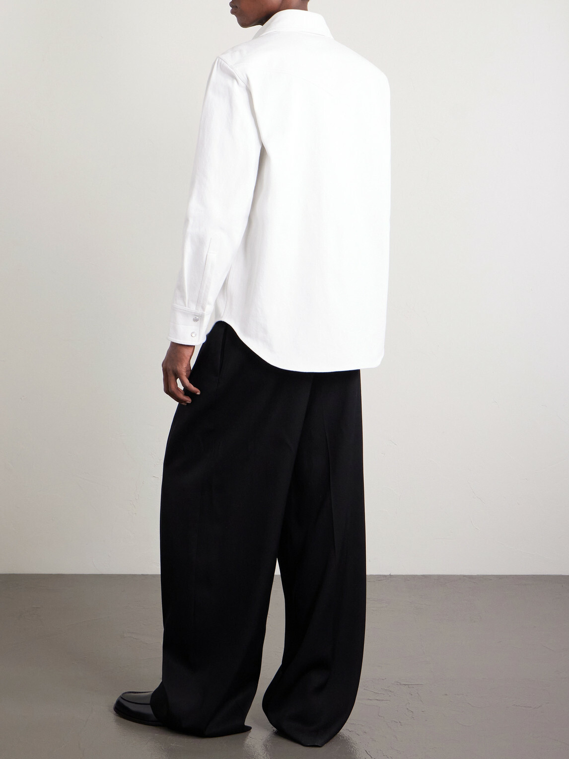 Gabriela Hearst - Richard Denim Western Shirt - White
