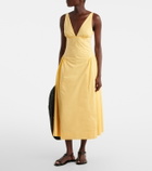 Posse Lindie cotton poplin midi dress