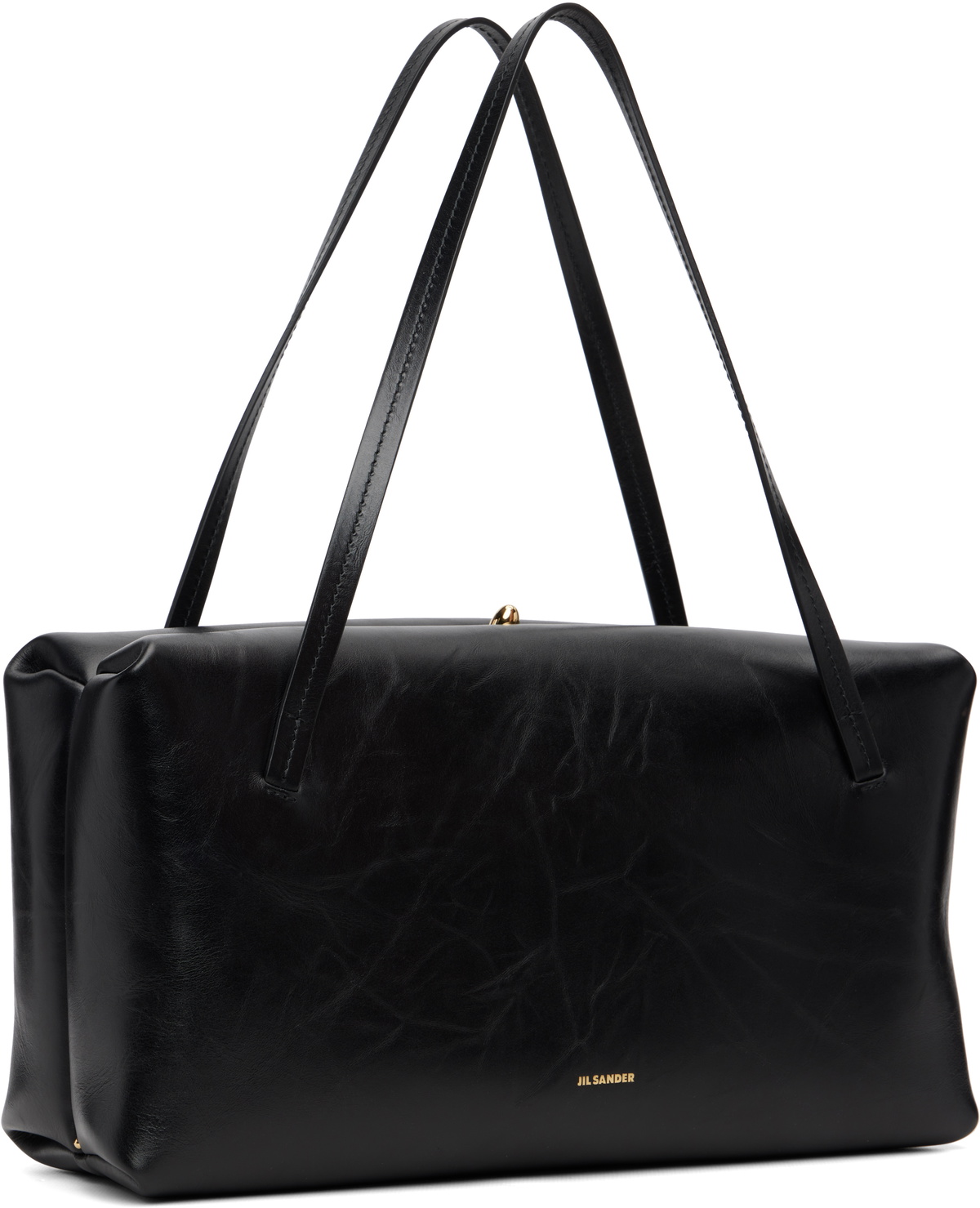 Jil Sander Black Goji Pillow Medium Bag