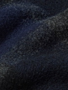 Universal Works - Checked Brushed-Fleece Gilet - Blue