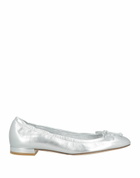 Stuart Weitzman Womens Ballet flats in Silver