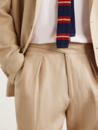 Polo Ralph Lauren - Straight-Leg Pleated Linen Suit Trousers - Neutrals