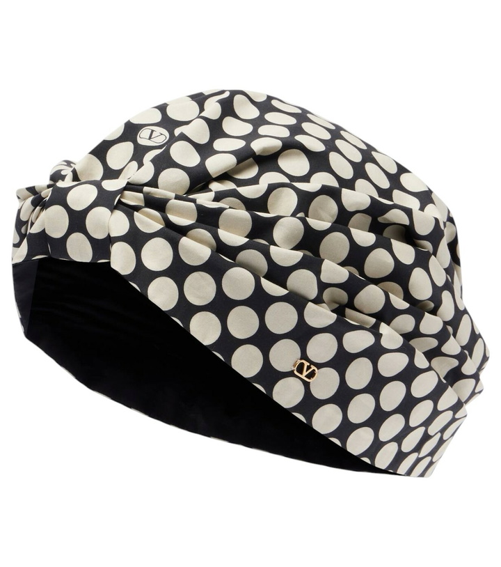 Photo: Valentino Escape Plus De Pois cotton head wrap