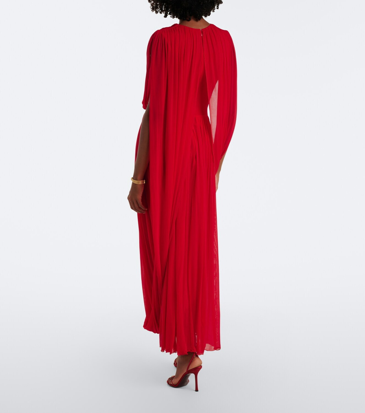 Fforme Kahlo draped jersey maxi dress