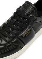 Valentino Upvillage Padded Leather Sneakers Black