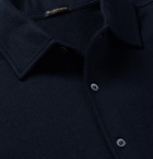 Rubinacci - Slim-Fit Cashmere Shirt - Men - Navy
