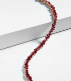 Suzanne Kalan Bold 18kt rose gold bracelet with rubies