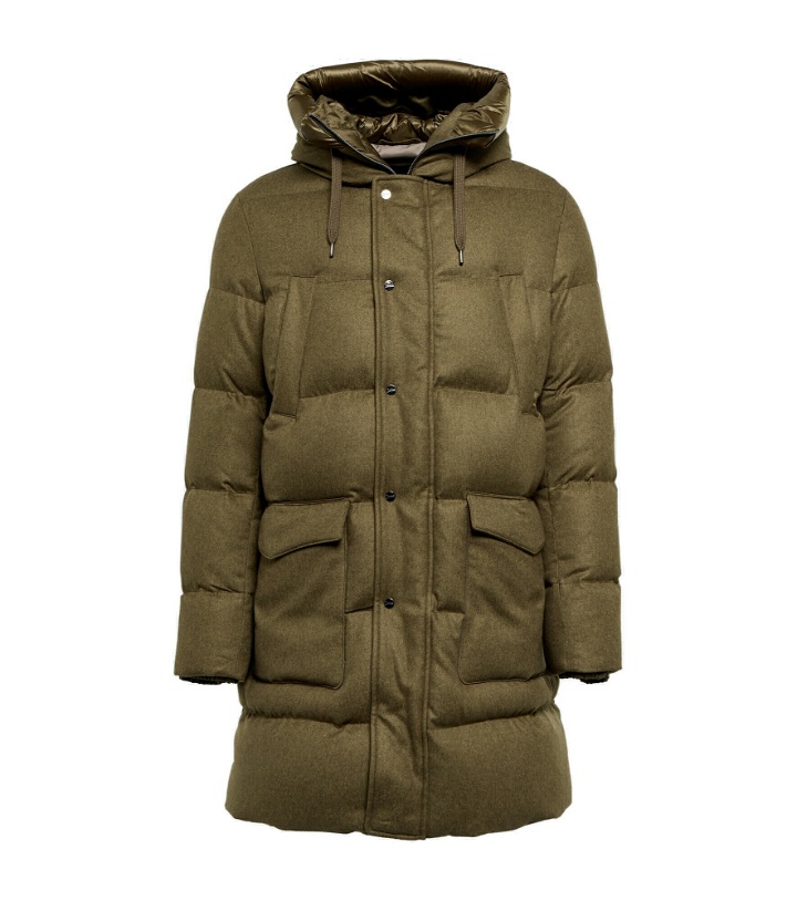 Photo: Herno - Silk and cashmere down parka