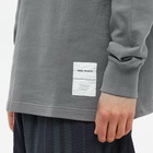 Norse Projects Men's Fraser Tab Series Crew Sweat in Magnet Grey