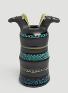 Bitossi Ceramiche Two Horse Heads Vase