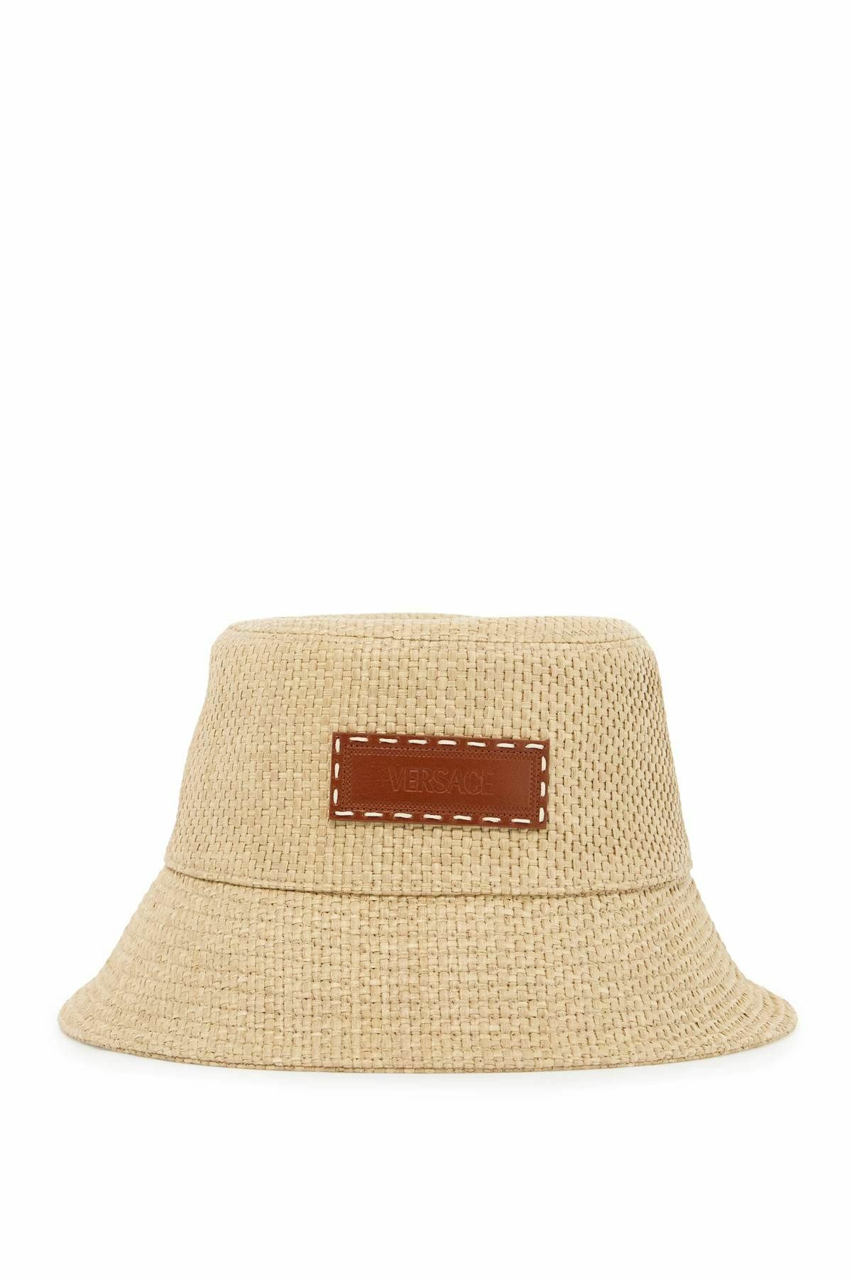 VERSACE Medusa ‘95 Raffia Sun Hat Medusa Handwoven Fine Weave Jipijapa Sun Hat / hecho-shop main image 4