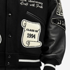 Neighborhood Men's Stadium Jacket in Black×White