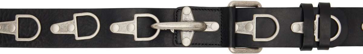 Thug Club Black Full Metal Leather Belt