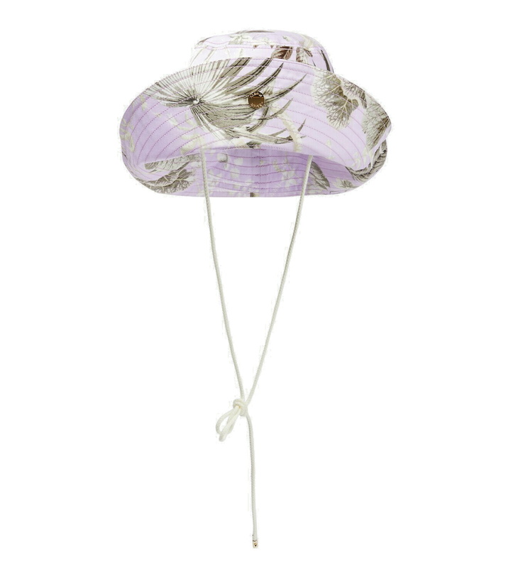 Photo: Erdem - Floral canvas bucket hat