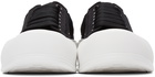 Alexander McQueen Black & White Deck Plimsoll Sneakers