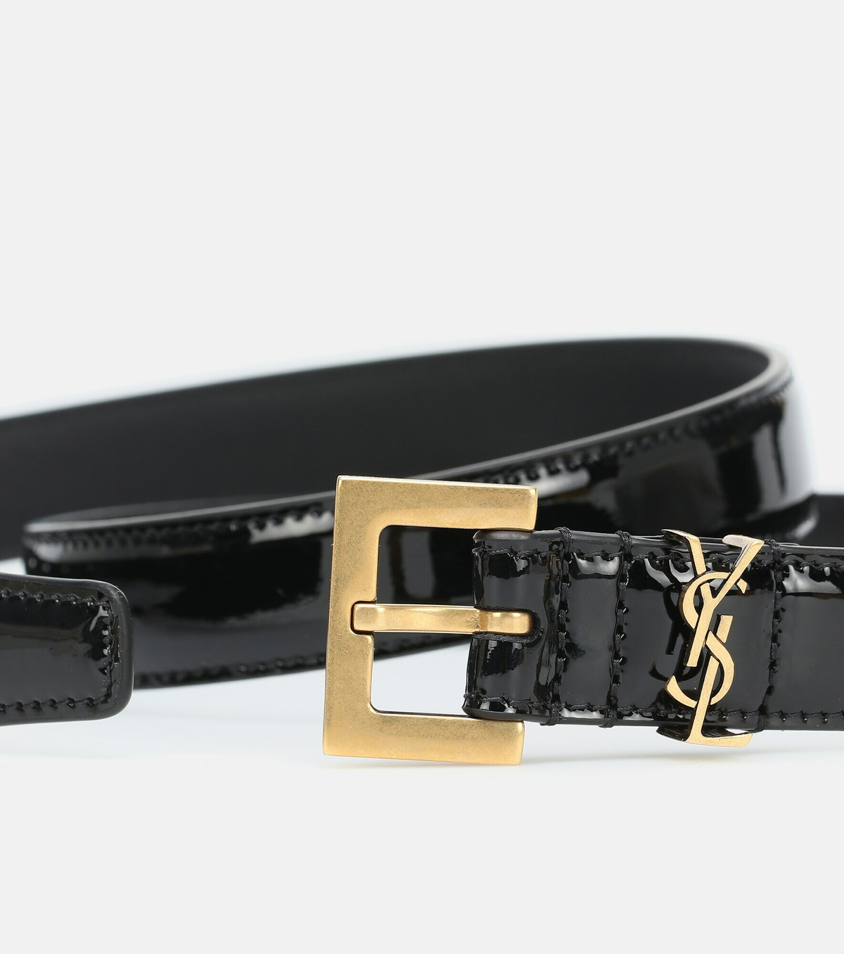 Saint Laurent Monogram patent leather belt Saint Laurent
