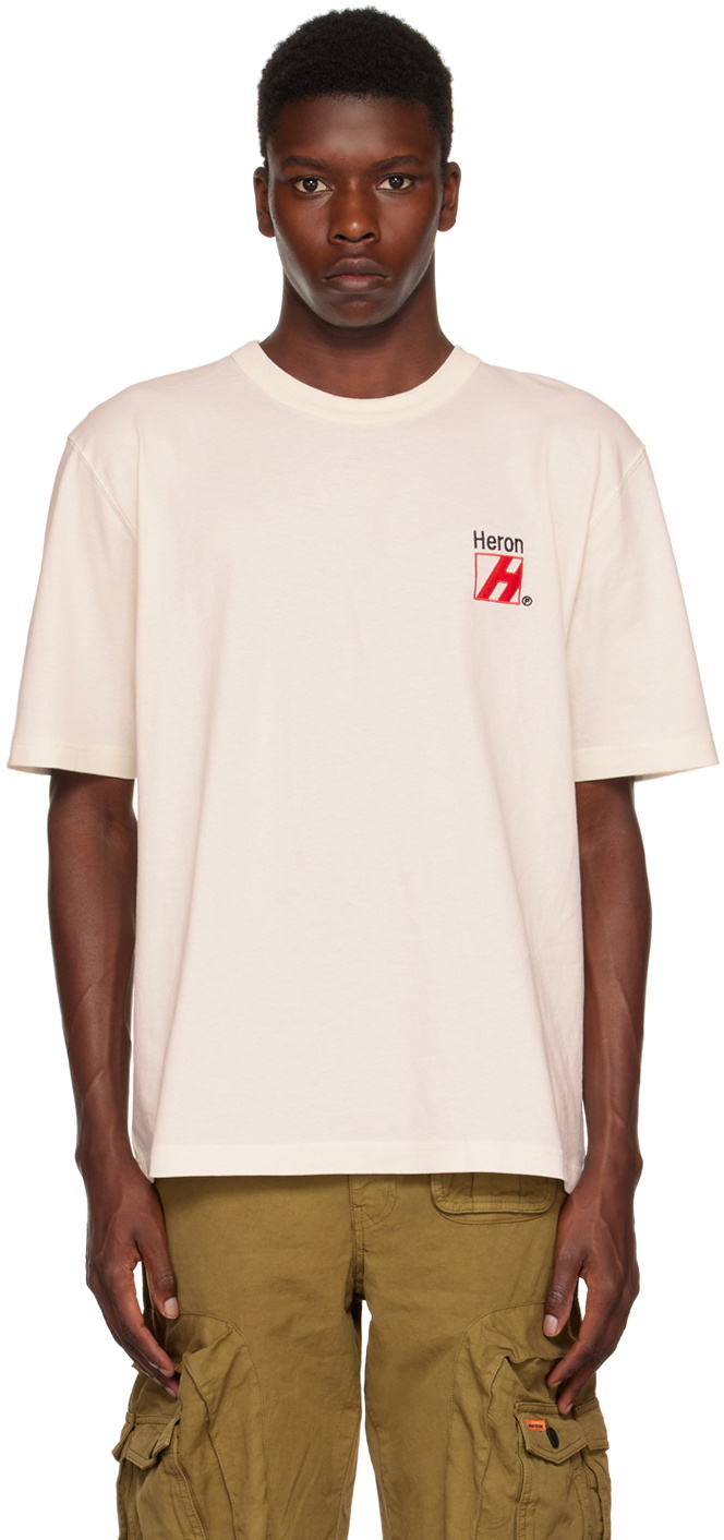 Heron Preston White Heron Censored T-Shirt Heron Preston