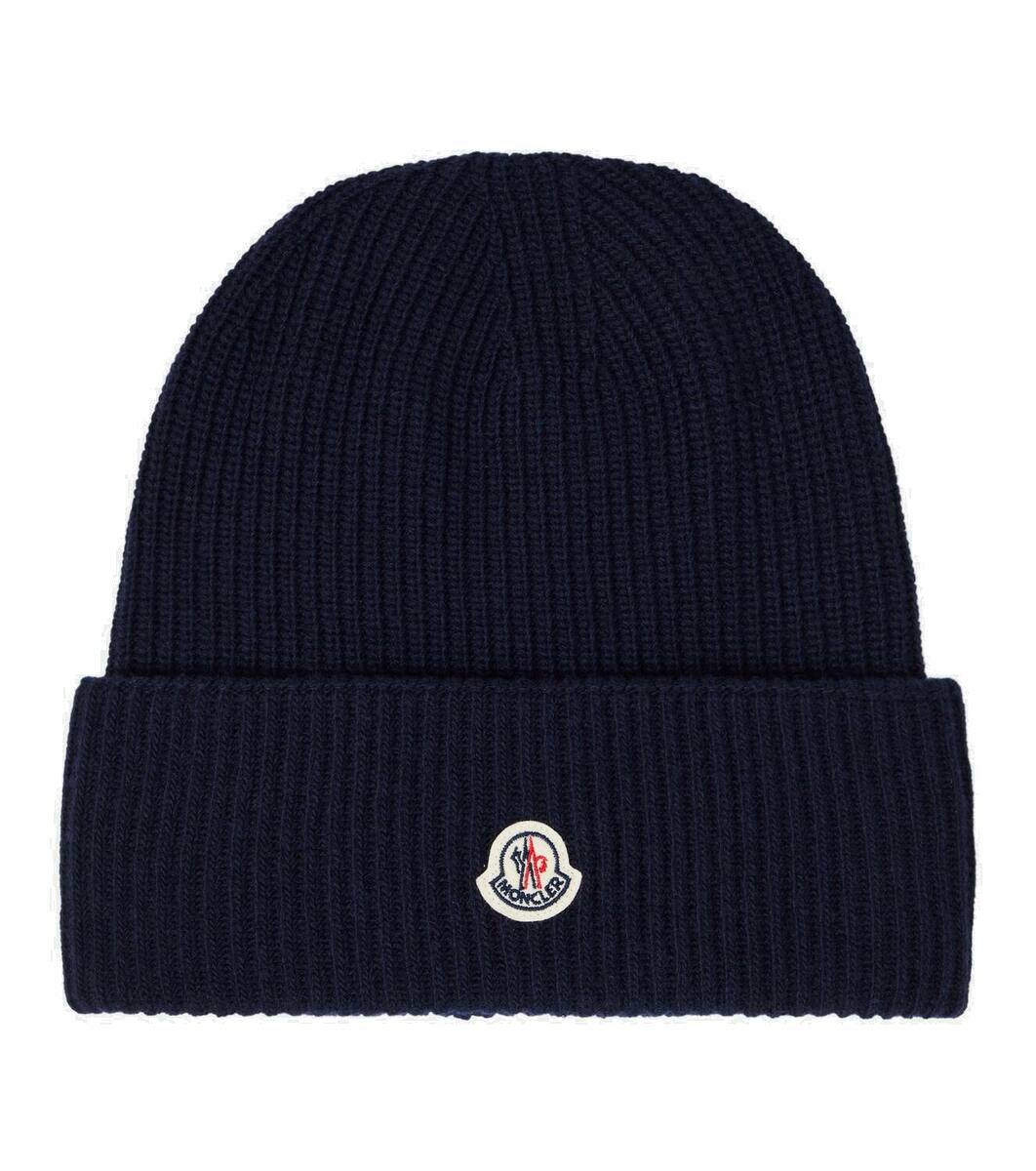 Moncler Logo wool beanie Moncler