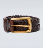 Brunello Cucinelli Braided leather belt