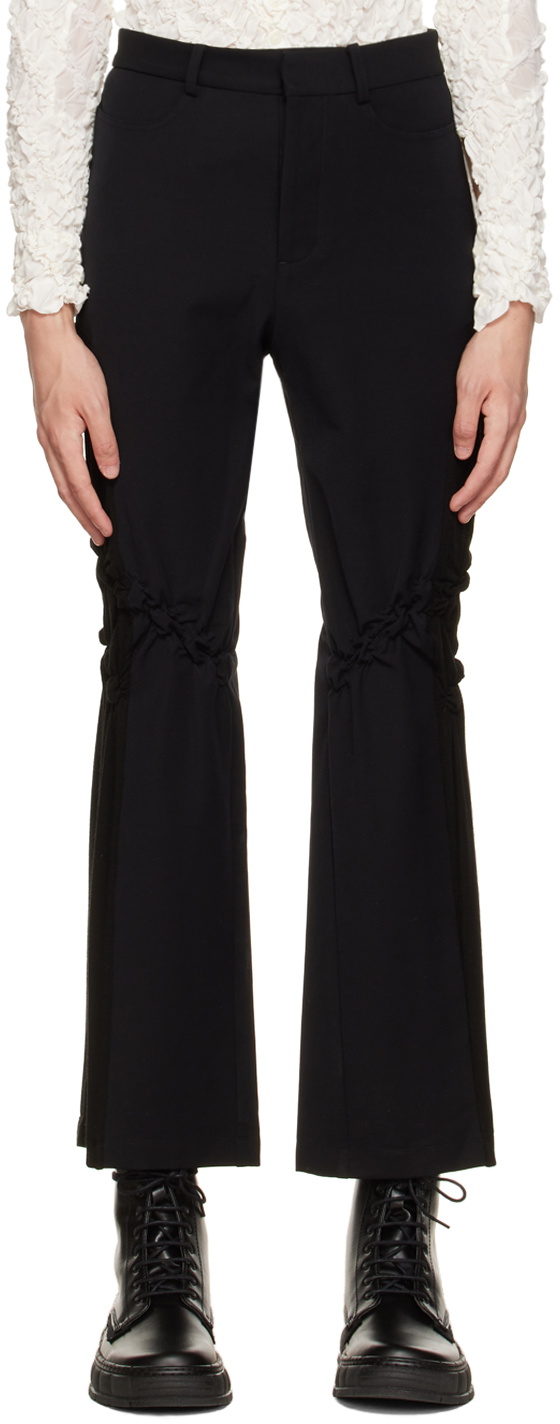 PONDER.ER SSENSE Exclusive Black Pinch Trousers