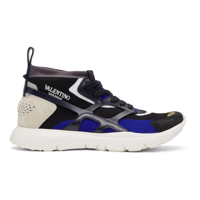 Photo: Valentino Multicolor Valentino Garavani Sound High-Top Sneakers