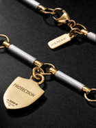 Foundrae - 18-Karat White and Yellow Gold Diamond Bracelet