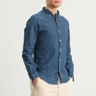 Polo Ralph Lauren Men's Button Down Denim Shirt in Blue Denim