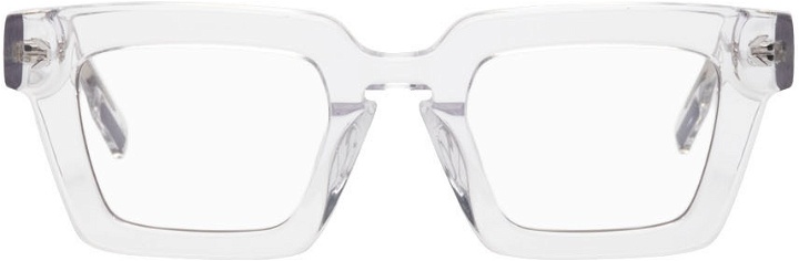 Photo: MCQ Transparent Angular Sunglasses