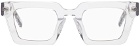 MCQ Transparent Angular Sunglasses