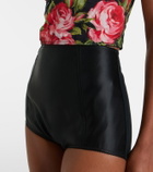 Dolce&Gabbana Satin micro shorts