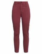 Jijil Womens Jeans Burgundy