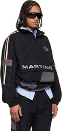 Martine Rose Black & Gray Hockey Track Jacket