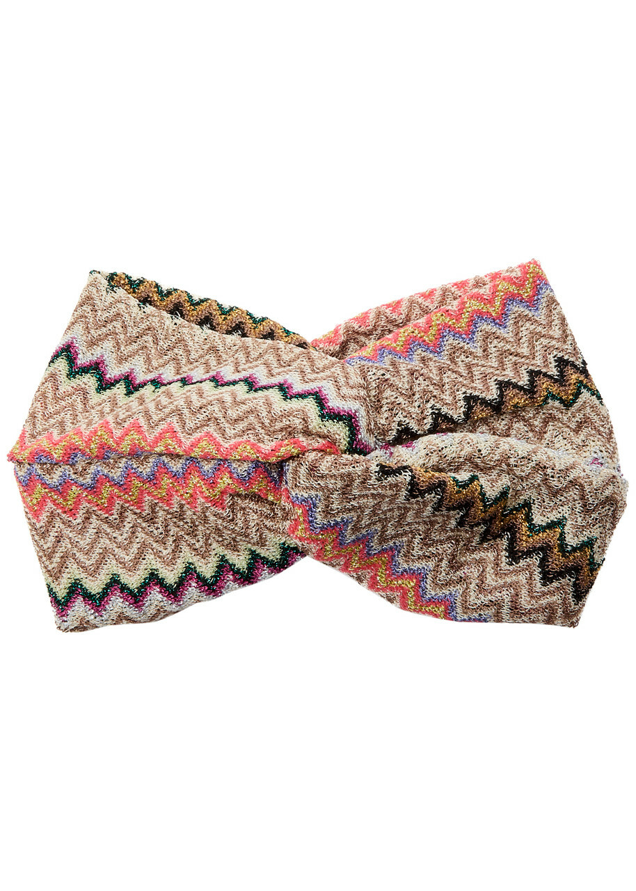 【MISSONI】 Lame head wrap Lamé head wrap in multicoloured - Missoni | Mytheresa