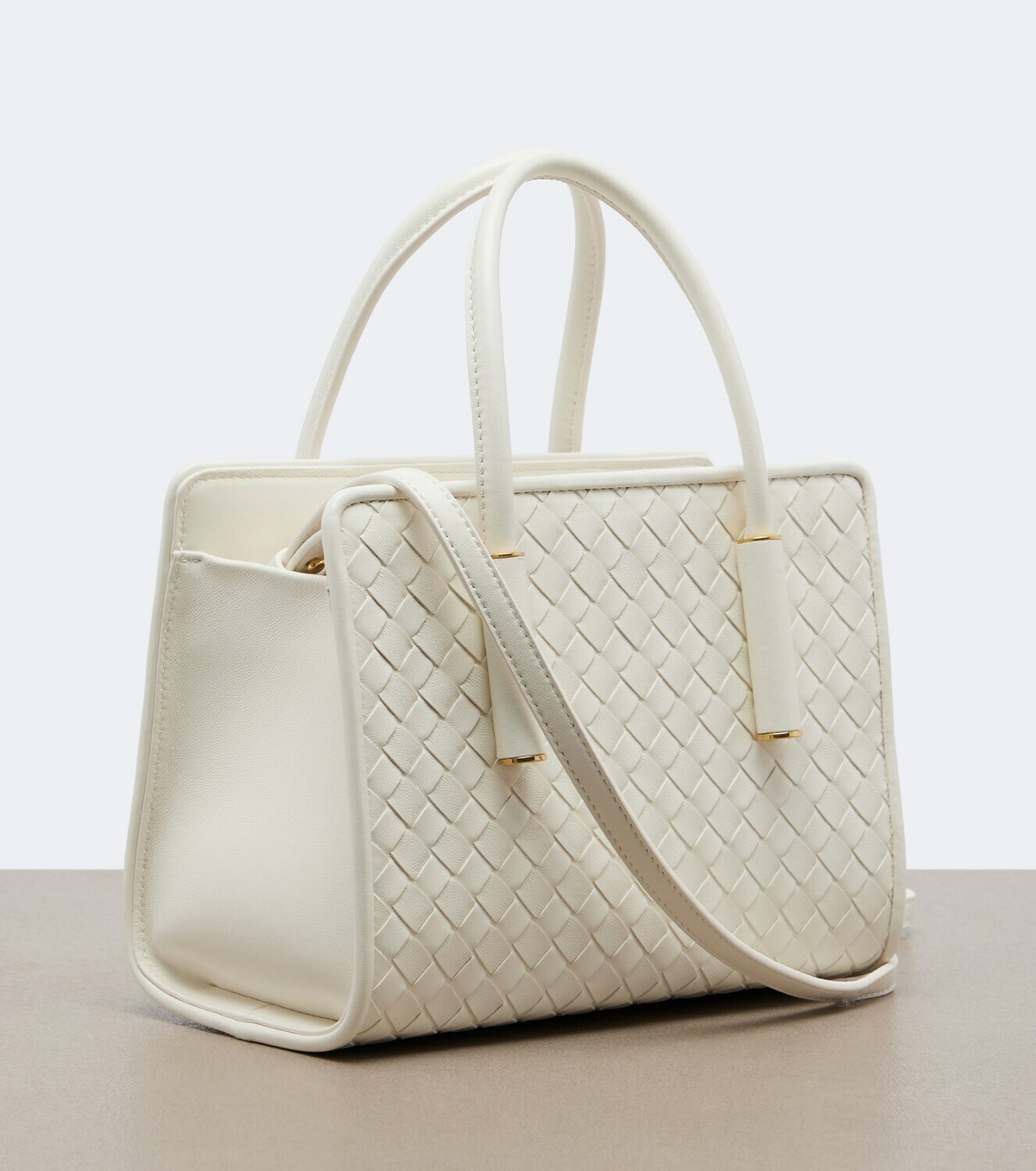 Bottega Veneta Barbara Small leather top-handle bag