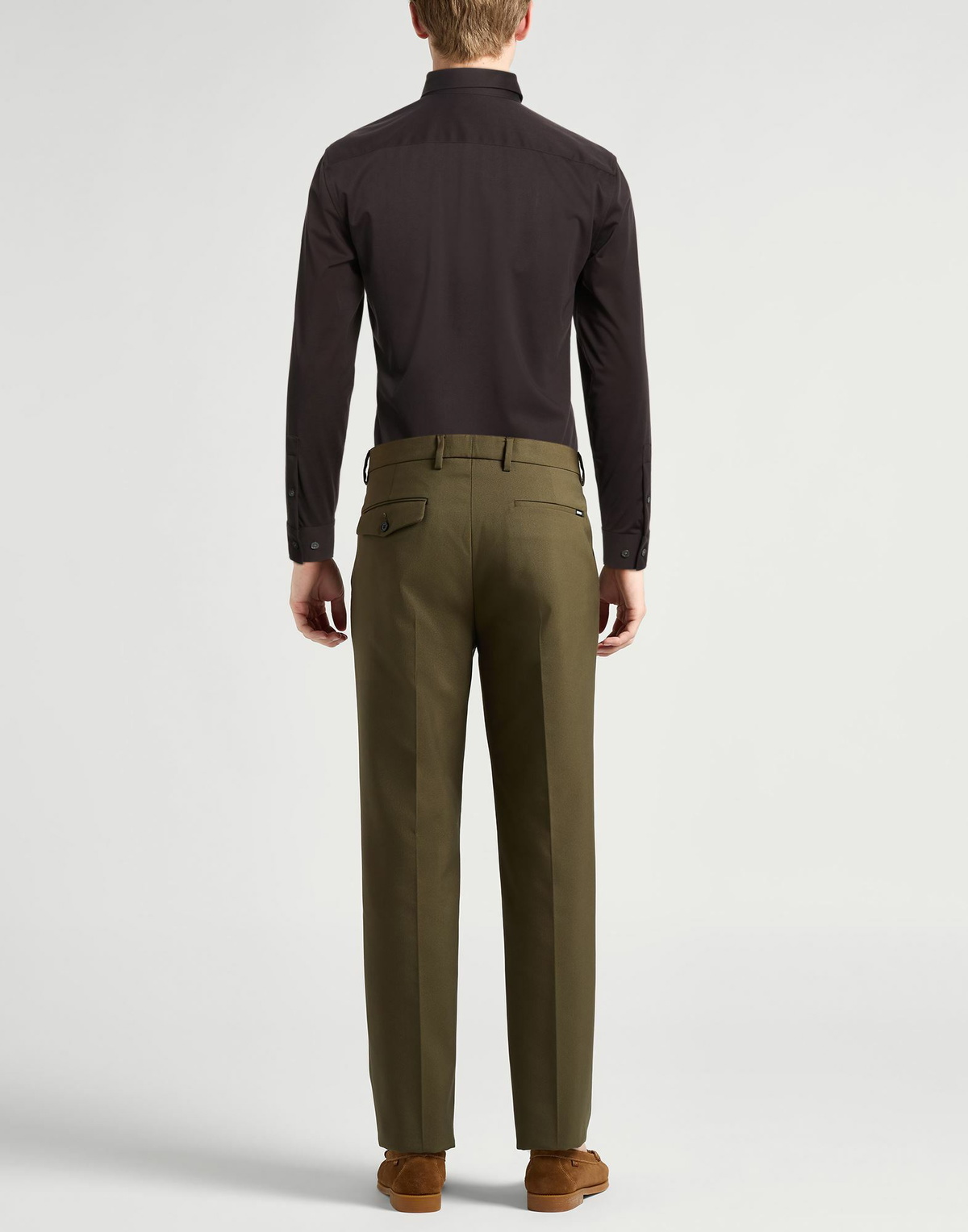 Theory Mens Shirt Dark in Brown