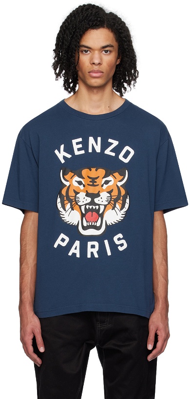 Photo: Kenzo Navy Kenzo Paris Lucky Tiger T-Shirt