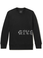 Givenchy - Logo-Print Cotton-Jersey Sweatshirt - Black