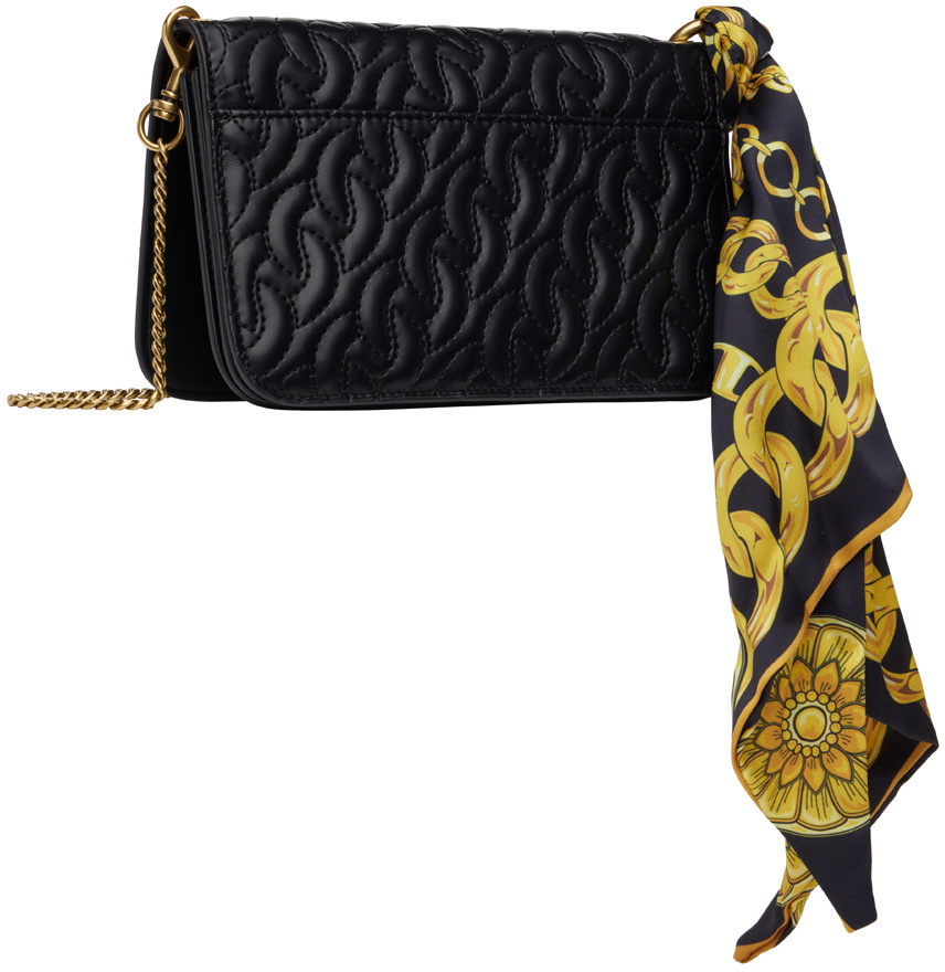 Versace Jeans Couture Thelma Tote Bag With Silk Scarf in Black